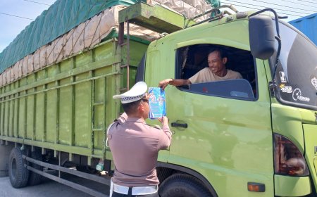 Polres Tulang Bawang Gencarkan Sosialisasi Bahaya Kendaraan ODOL untuk Tingkatkan Kesadaran Masyarakat