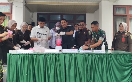 Pemusnahan Barang Bukti di Lampung Timur, Komitmen Tegakkan Hukum dan Minimalisir Kejahatan