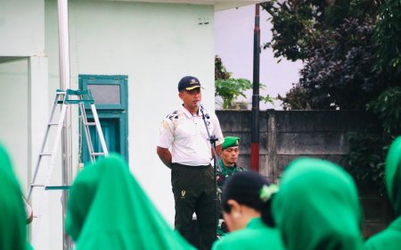 Dandim 0429/Lamtim Ajak Prajurit dan Persit Jaga Kebugaran dengan Olahraga Bersama