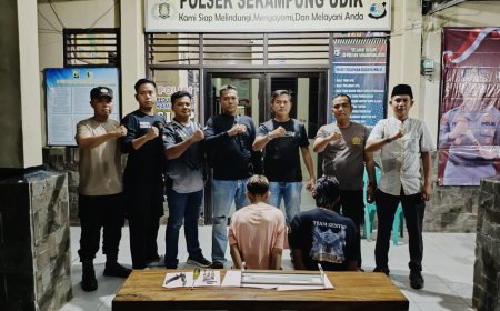 Polisi Tangkap Dua Terduga Pelaku Pencurian Baterai Tower di Lampung Timur