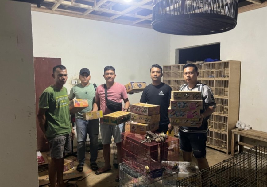 Polres Lampung Timur Amankan Penjual Burung Dilindungi, Ini Barang Bukti dan Tarif Hukum yang Berlaku