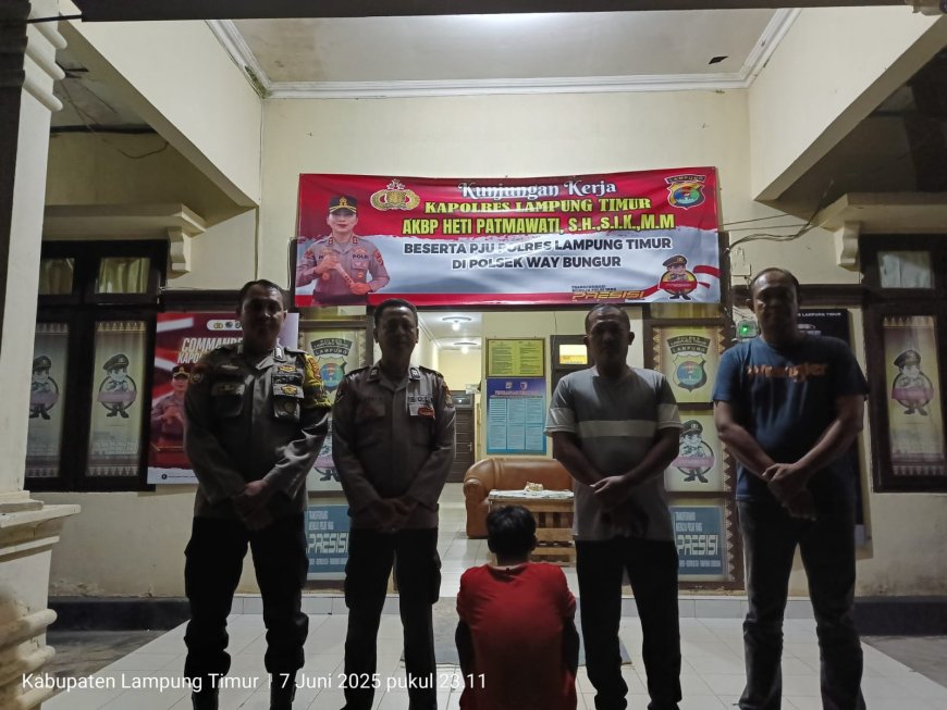 Buronan Kasus Penganiayaan di Way Bungur Ditangkap, Senjata Tak Terduga, Batang Singkong