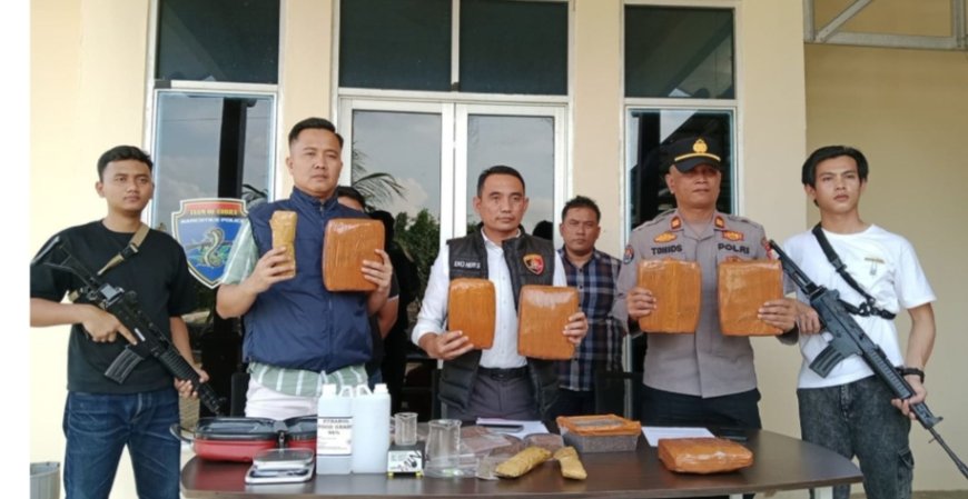 Polres Lampung Tengah Sukses Gegar Narkoba, 16 Pelaku Ditangkap dalam Dua Pekan