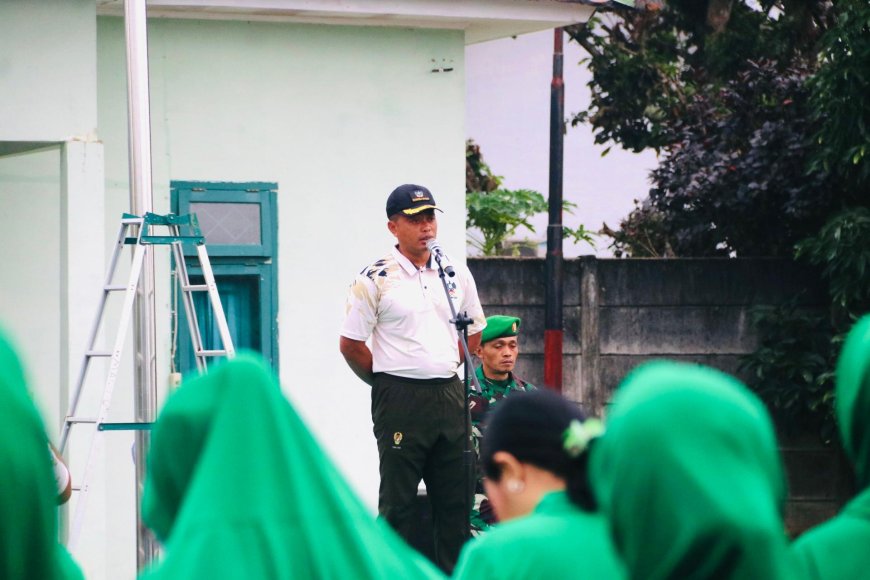 Dandim 0429/Lamtim Ajak Prajurit dan Persit Jaga Kebugaran dengan Olahraga Bersama