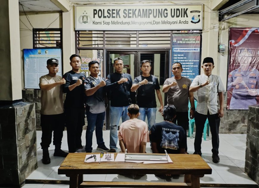 Polisi Tangkap Dua Terduga Pelaku Pencurian Baterai Tower di Lampung Timur