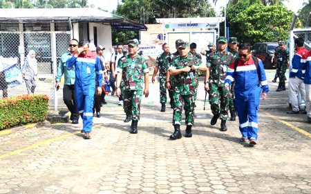 Tim Wasgiat Kermater Gelar Supervisi Pedoman Kerja Sama PGN dan TNI AD di Lampung Timur