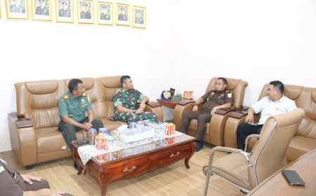 Momen Silaturahmi, Dandim 0429/Lamtim dan Kajari Siap Bersinergi Lebih Intens dan Terstruktural
