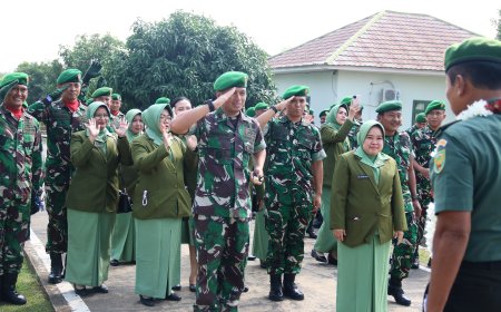 Kodim 0429/Lamtim Gelar Upacara Wisuda Purnawira dan Pindah Satuan