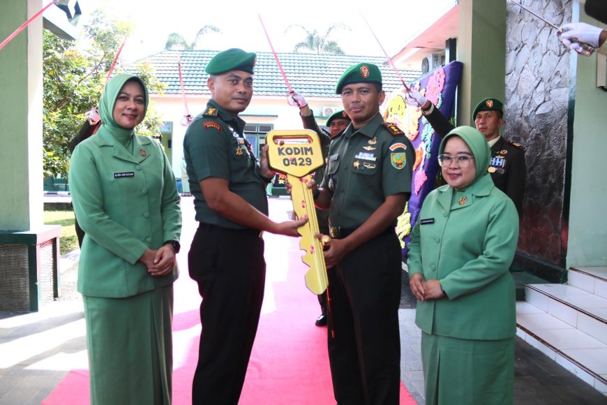 Terima Kunci Sukses Kodim 0429/Lamtim, Ini Kata Letkol Inf Danang Setiaji