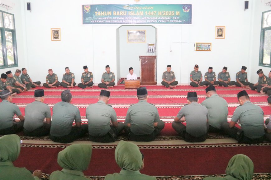 Dandim Lamtim Letkol Inf Danang Setiaji : Tahun Baru Islam, Momen Introspeksi Diri