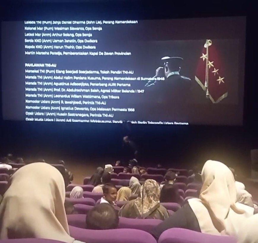 Nobar Film Believe, Bentuk Dukungan Kodim 0429/Lamtim Terhadap Industri Perfilman Nasional