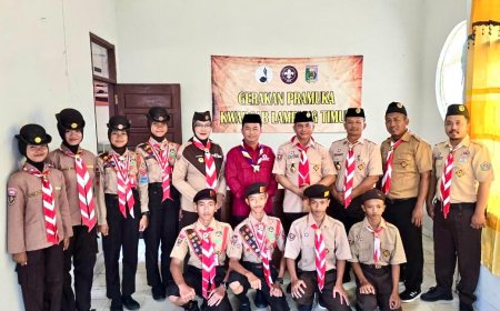 Berangkatkan Tujuh Peserta PPBK Nasional 2025, Ini Pesan Ketua Harian Kwarcab Lampung Timur
