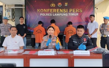 Polres Lampung Timur Ungkap Tiga Kasus Curas dan Terima Penyerahan Senpi Rakitan