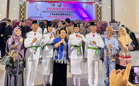 32 Anggota Paskibraka Lampung Timur 2025, Empat Diantaranya Siswa SMAN 1 Sukadana