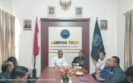 PWI Lampung Timur Siap Berkolaborasi dengan BNNK Memerangi Narkoba