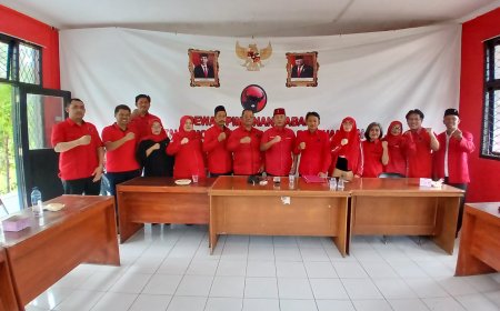 Gelar Pleno, PDI-P Lampung Timur Berikan Dukungan Kuat pada Sudin dan Ferliska