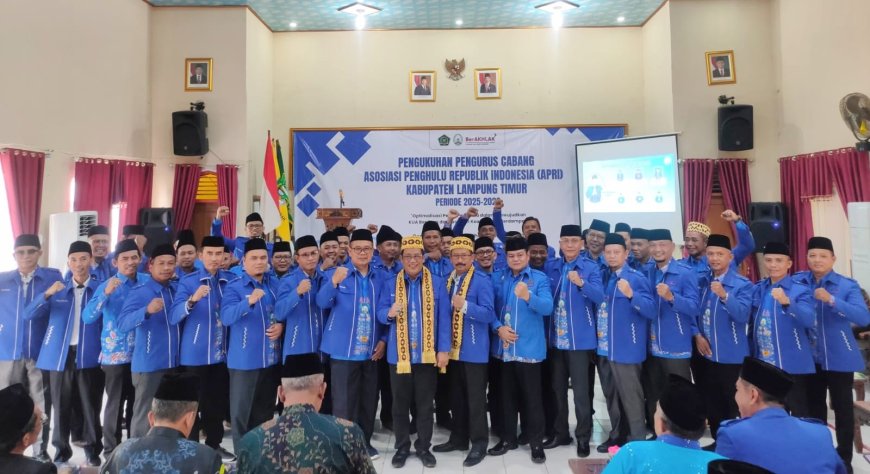 APRI Lampung Timur Dikukuhkan, Penghulu Garda Depan Layanan keagaman Era Digital