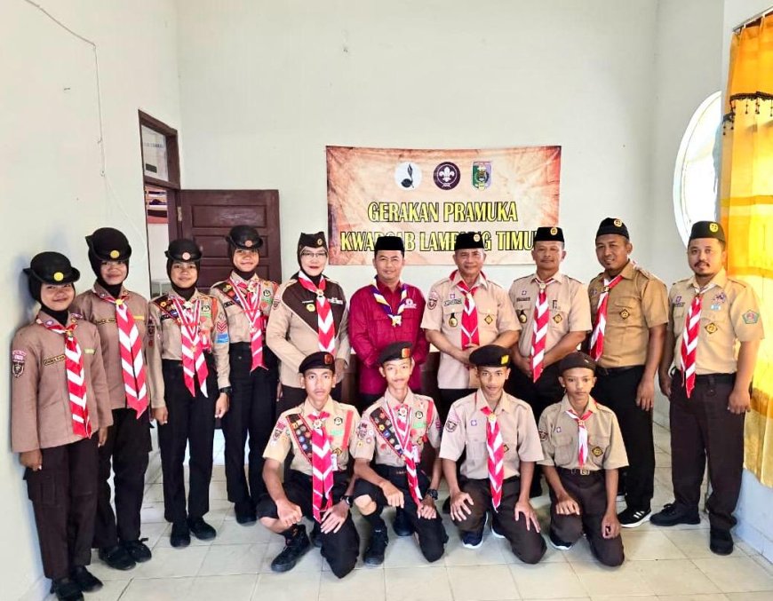 Berangkatkan Tujuh Peserta PPBK Nasional 2025, Ini Pesan Ketua Harian Kwarcab Lampung Timur