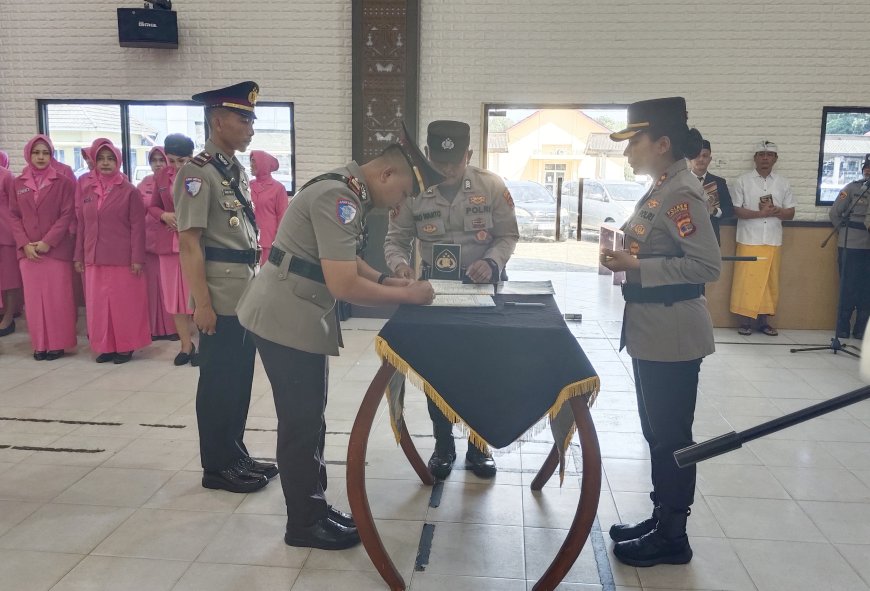 Rotasi Jabatan di Polres Lampung Timur, Kapolres Tekankan Peningkatan Pelayanan Publik