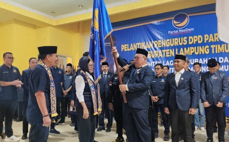 NasDem Lampung Timur Targetkan Kemenangan Pemilu 2029, Pengurus Baru Resmi Dilantik!