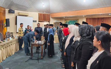 Sekda Lampung Timur Lantik 29 Pejabat Administrator