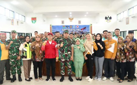 Sinergi TNI dan Rakyat: Kodim 0429/Lamtim Gelar Baksos Kesehatan Meriahkan HUT ke-80 TNI