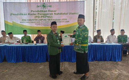 PCNU Lampung Timur Gencarkan Sertifikasi Aset NU: Marga Tiga Jadi Pilot Project dengan 59 Sertifikat Wakaf