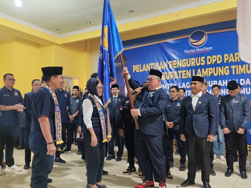 NasDem Lampung Timur Targetkan Kemenangan Pemilu 2029, Pengurus Baru Resmi Dilantik!
