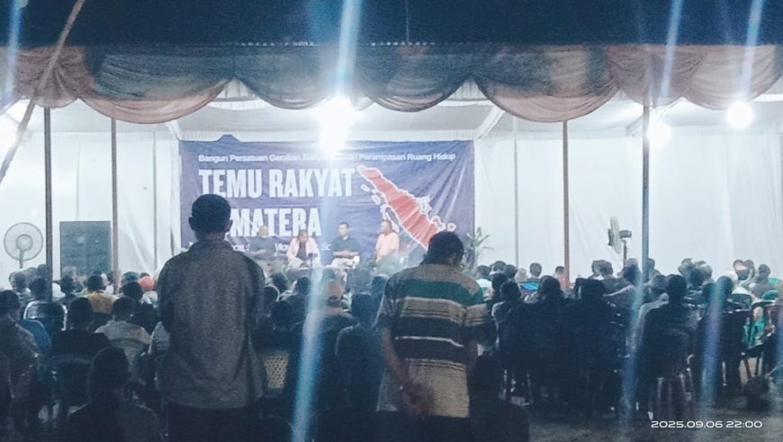 YLBHI dan WALHI bersama Serikat Petani Lampung Gelar 'Temu Rakyat Sumatera'