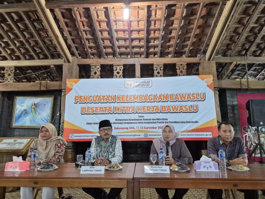 Bawaslu Lampung Timur Gandeng Mitra Kerja: "Kampanye Terpanjang" Pemilu Dimulai Sekarang!