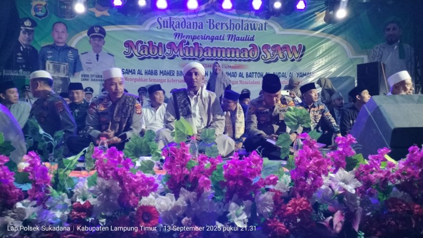 Sukadana Bersholawat Berawal dari Khayalan, ini Penjelasan AKP M Faisal