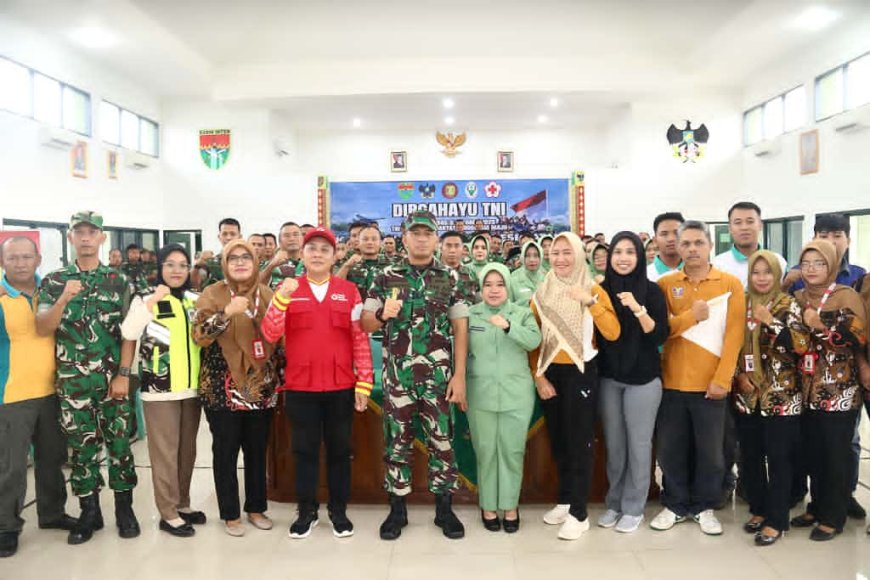 Sinergi TNI dan Rakyat: Kodim 0429/Lamtim Gelar Baksos Kesehatan Meriahkan HUT ke-80 TNI