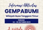 NTT Diguncang 100 Gempa dalam Sepekan, Waspada Gempa Dangkal di Pulau Timor