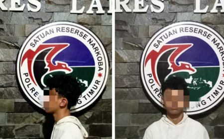 Polres Lampung Timur Gagalkan Peredaran Tembakau Sintetis, Amankan Barang Bukti dan Tersangka