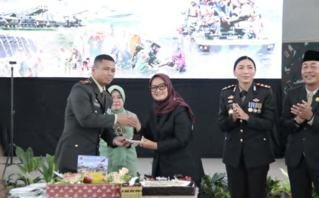 HUT ke-80 TNI di Lampung Timur: Sinergi TNI-Rakyat Pilar Utama Indonesia Maju