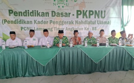 Cetak Kader Militan dan Cinta NKRI, PCNU Lampung Timur Gelar Pendidikan Dasar PKPNU di Batanghari