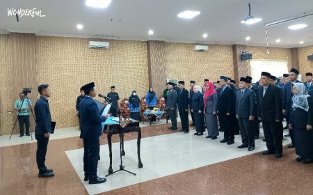 Puluhan Pejabat di Pringsewu Dilantik, Bupati: Tingkatkan Kualitas Pelayanan