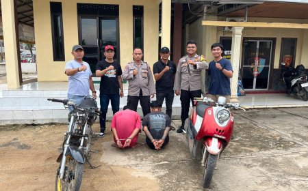 Diduga Terlibat Curas di Bulak Panjang, Dua Orang Diamankan Polisi Lampung Timur