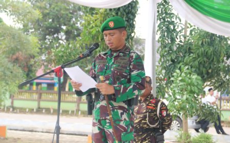 Santri Garda Depan Peradaban Dunia, Dandim 0429/Lamtim Kobarkan Semangat di Hari Santri Nasional 2025