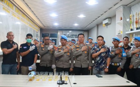 Propam Polres Lampung Timur Digerebek Dadakan, Hasilnya Bikin Lega