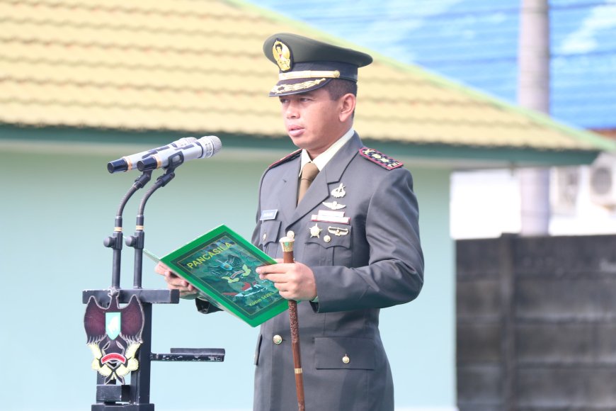 Dandim 0429/Lamtim Pimpin Upacara Hari Kesaktian Pancasila