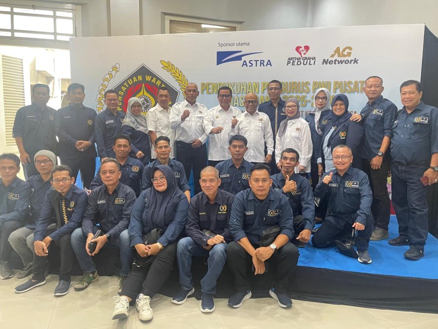 Tiga Jurnalis Lampung Ukir Sejarah di PWI Pusat: Jabatan Strategis untuk Periode 2025-2030
