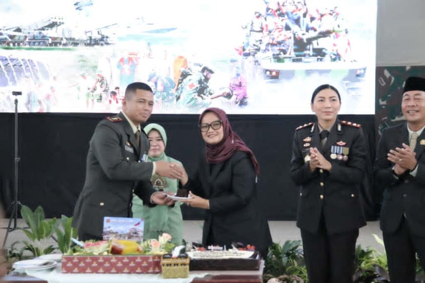 HUT ke-80 TNI di Lampung Timur: Sinergi TNI-Rakyat Pilar Utama Indonesia Maju