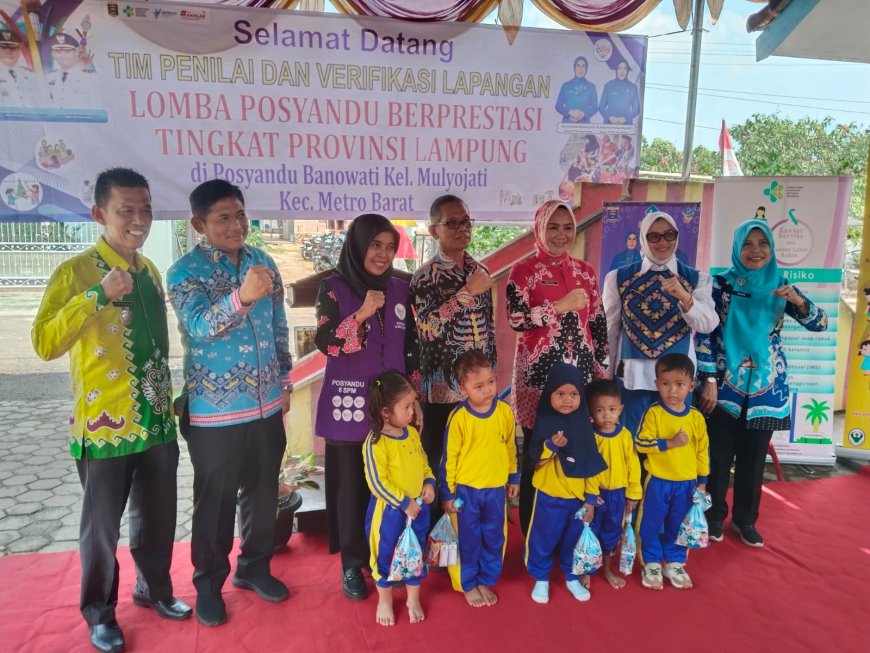 Posyandu Bonowati Metro Targetkan Juara Nasional Usai Lolos Verifikasi Provinsi
