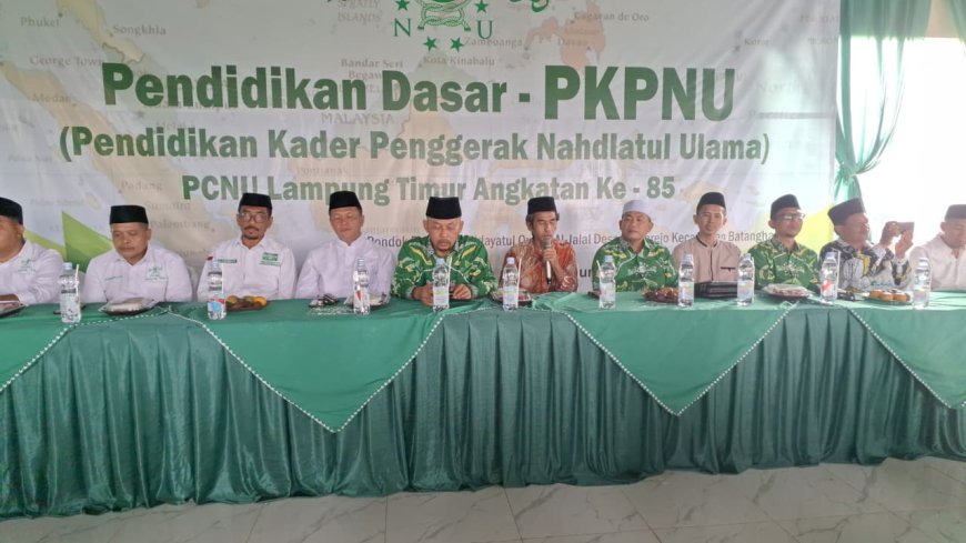 Cetak Kader Militan dan Cinta NKRI, PCNU Lampung Timur Gelar Pendidikan Dasar PKPNU di Batanghari