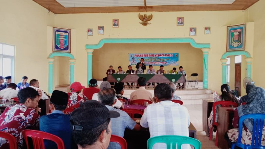 Musrenbangdes : Tahun 2026, Sripendowo Sepakat Membangun Desa Mandiri dan Sejahtera