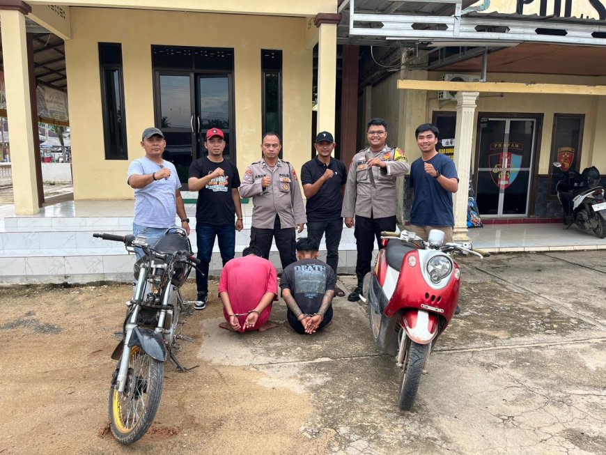 Diduga Terlibat Curas di Bulak Panjang, Dua Orang Diamankan Polisi Lampung Timur