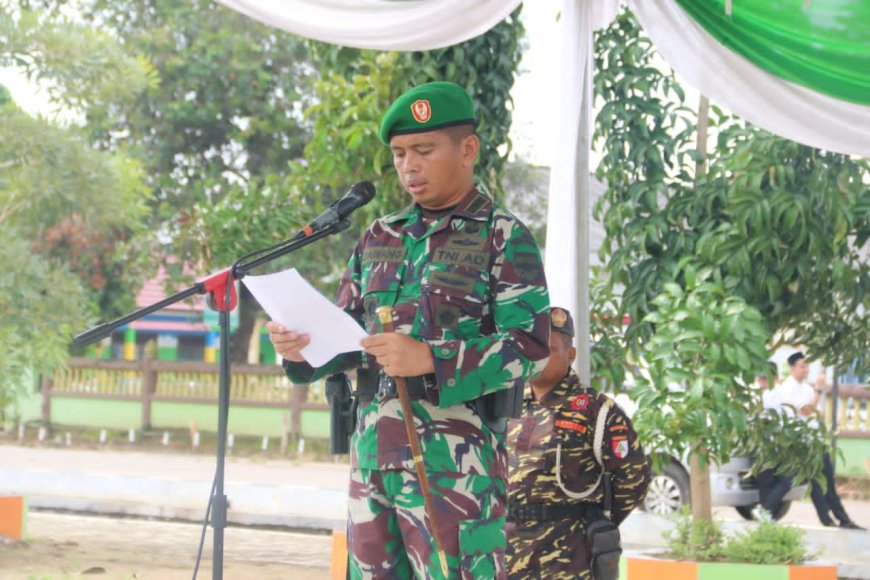 Santri Garda Depan Peradaban Dunia, Dandim 0429/Lamtim Kobarkan Semangat di Hari Santri Nasional 2025