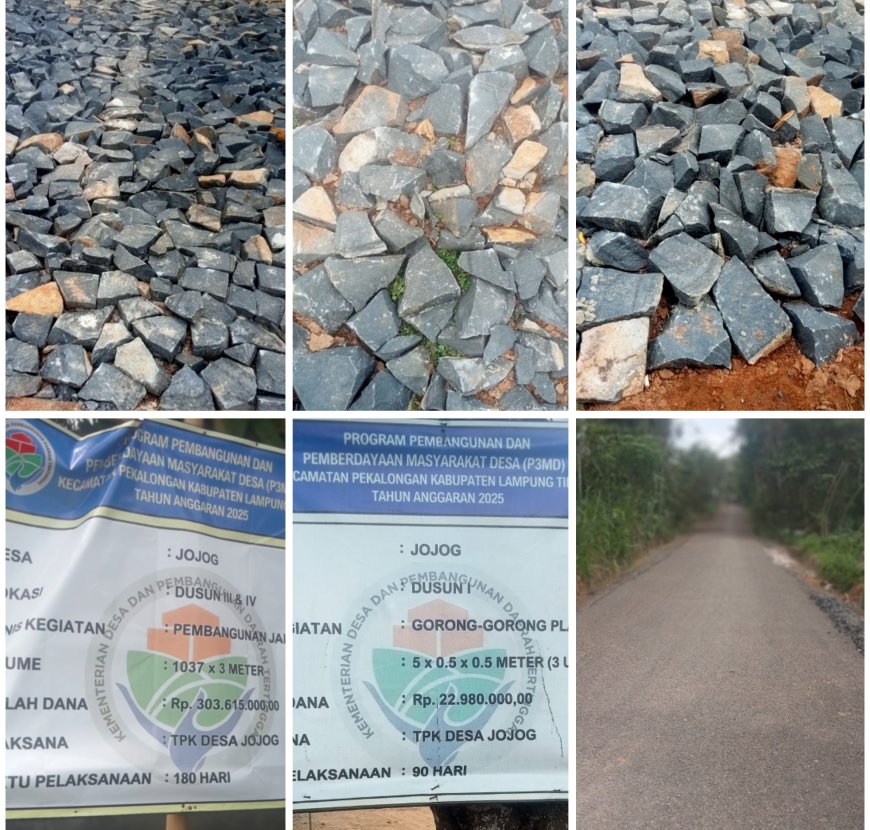 Proyek Onderlagh Desa Jojog Jadi Sorotan: Warga Curiga Ada Penyimpangan, Kades Bungkam!