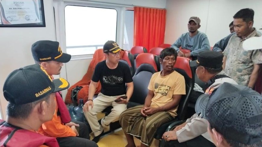 Terombang-ambing Lima Hari di Laut, Nelayan Sumenep Selamat dari Maut Usai Perahu Diterjang Hiu